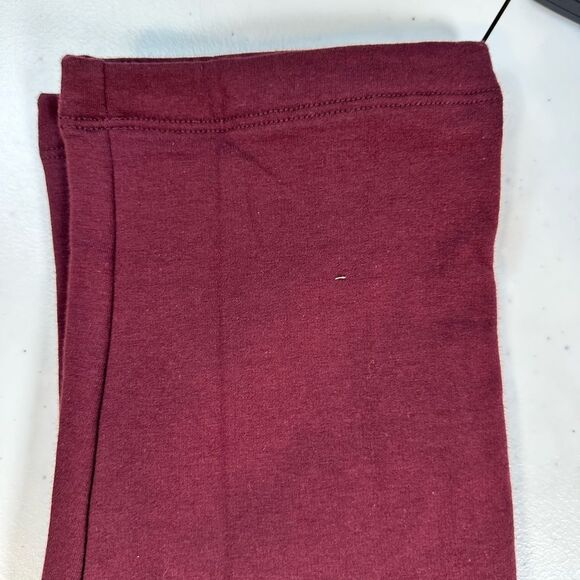 NWOT Old Navy Plus Size Maroon High Waisted Knit Skinny Ankle Pants - Size 4XL - Picture 4 of 8